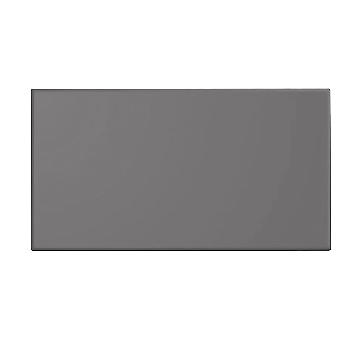 Cubierta Rectangular Vidrio Ahumado Templado 130x100cm