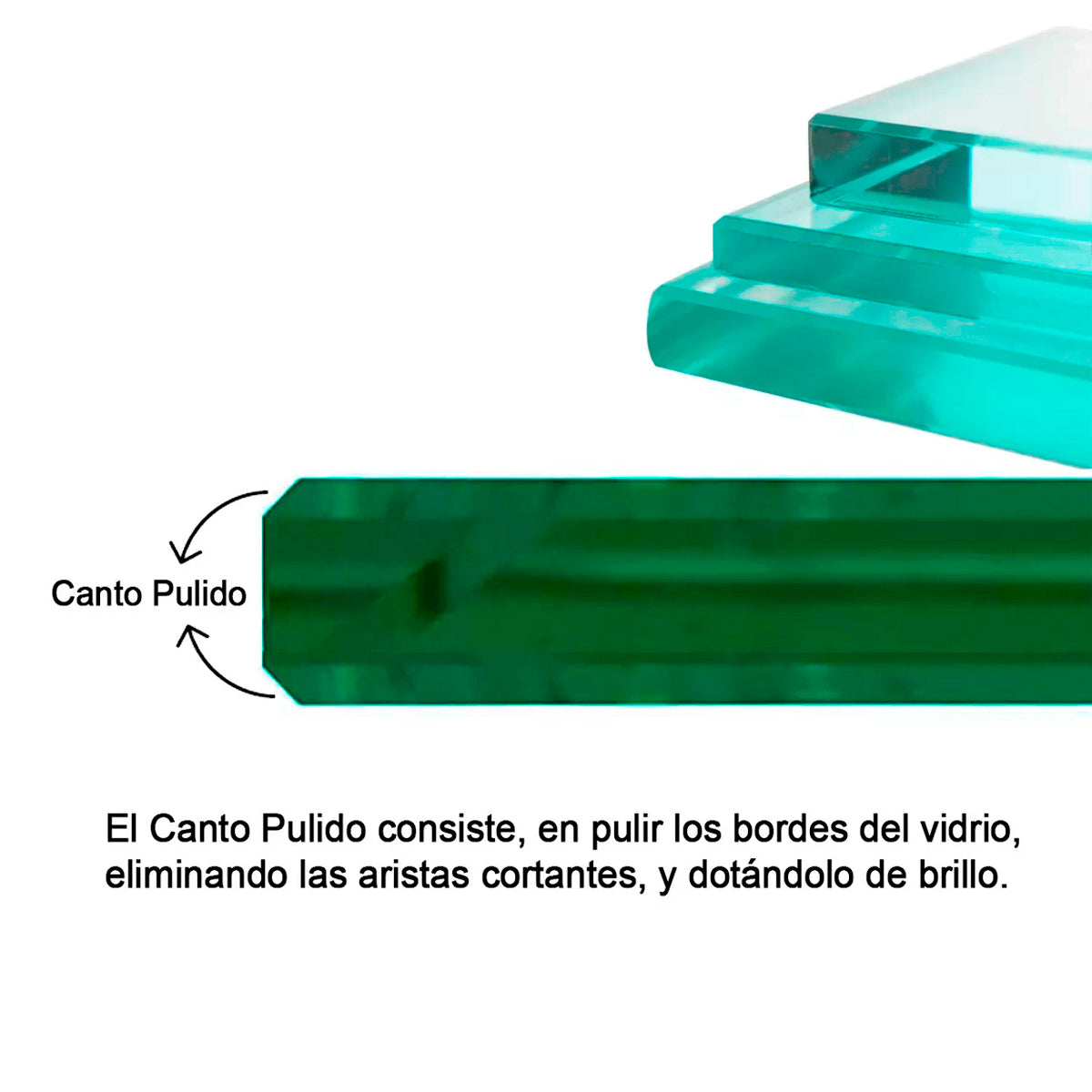 Cubierta Rectangular Vidrio Claro Templado Canto Pulido - CEYCA PONS
