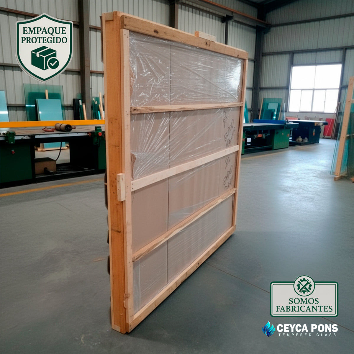Cubierta Circular Vidrio Claro Templado 100cm Diámetro