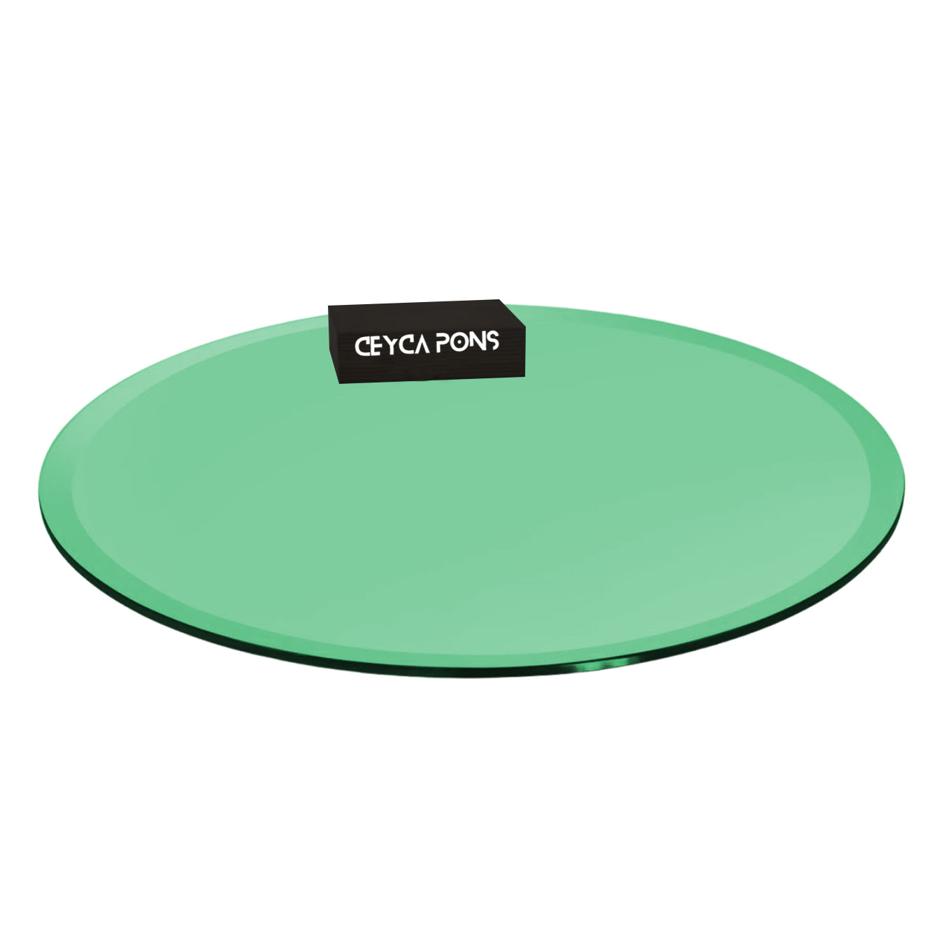 Cubierta Circular Vidrio Tintex Templado 75cm Diámetro