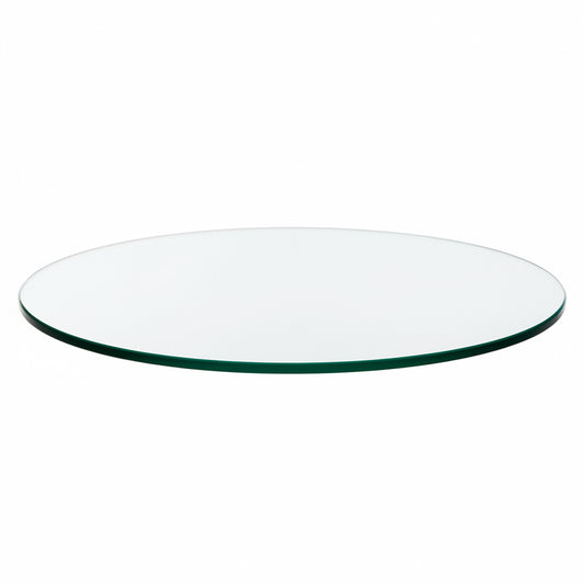 Cubierta Circular Vidrio Templado Claro 75cm Diámetro