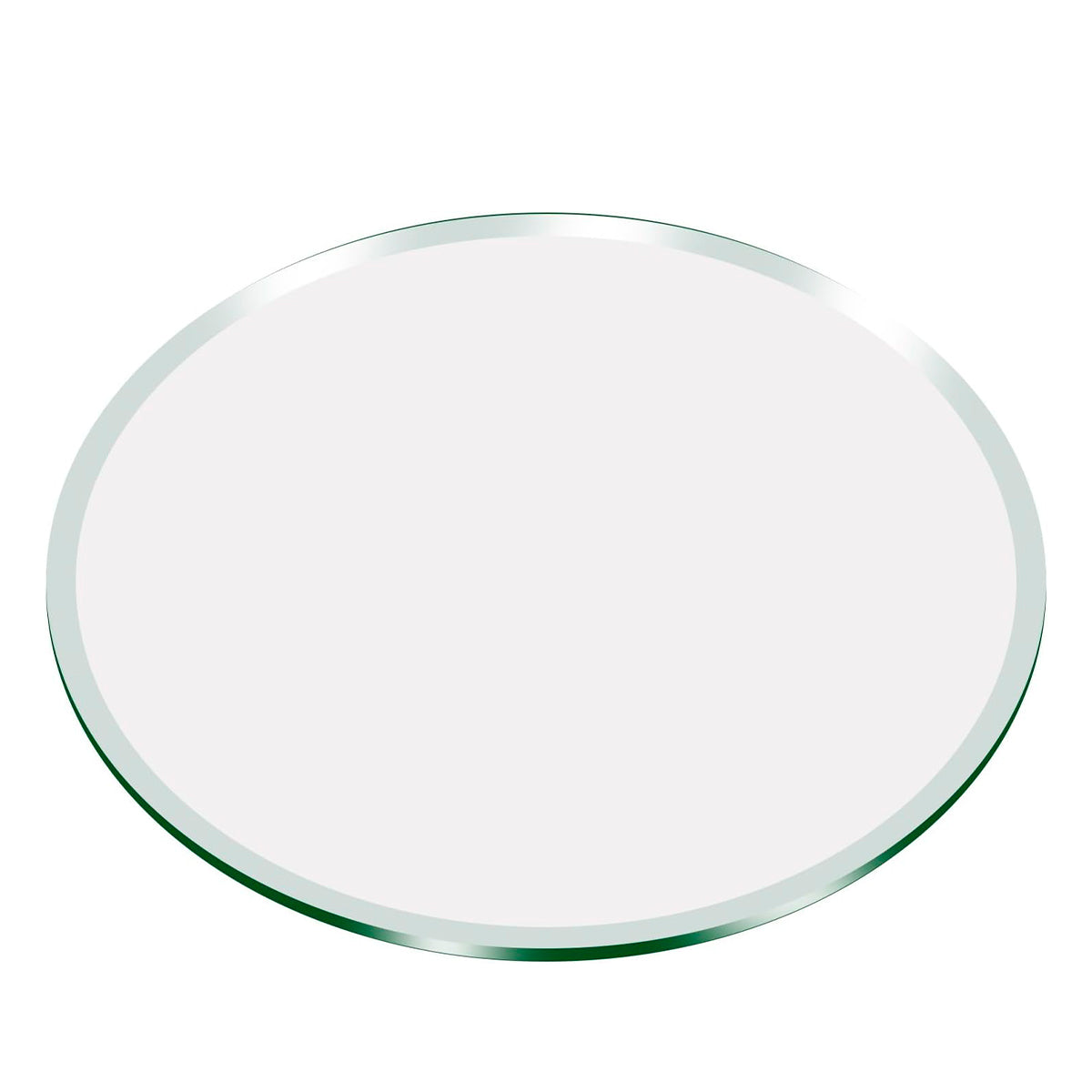 Cubierta Circular Vidrio Claro Templado Biselado - CEYCA PONS