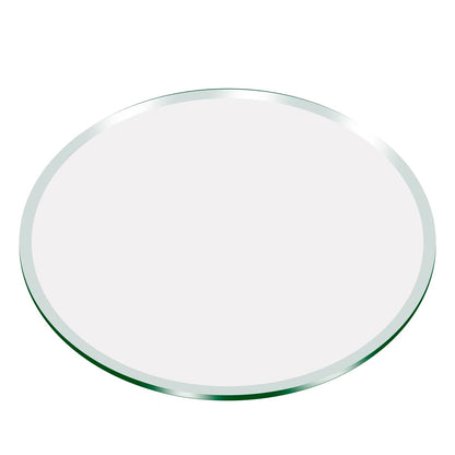 Cubierta Circular Vidrio Claro Templado Biselado - CEYCA PONS
