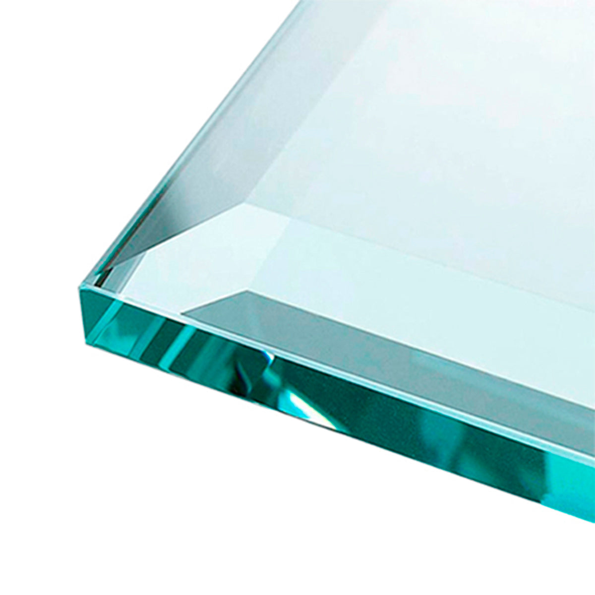 Cubierta Rectangular Vidrio Claro Templado Biselado - CEYCA PONS