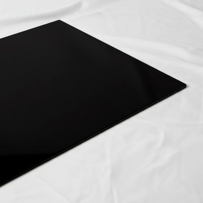 CEYCAPONS Vidrio Templado Rectangular Pintado Negro Absoluto 110x60cm