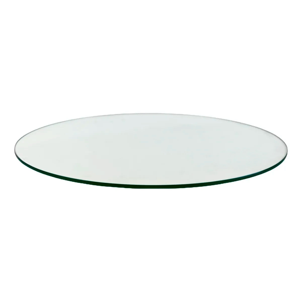 Cubierta Circular Vidrio Claro Templado 100cm Diámetro resistente y elegante para protección de superficies en Vidrios y Más.