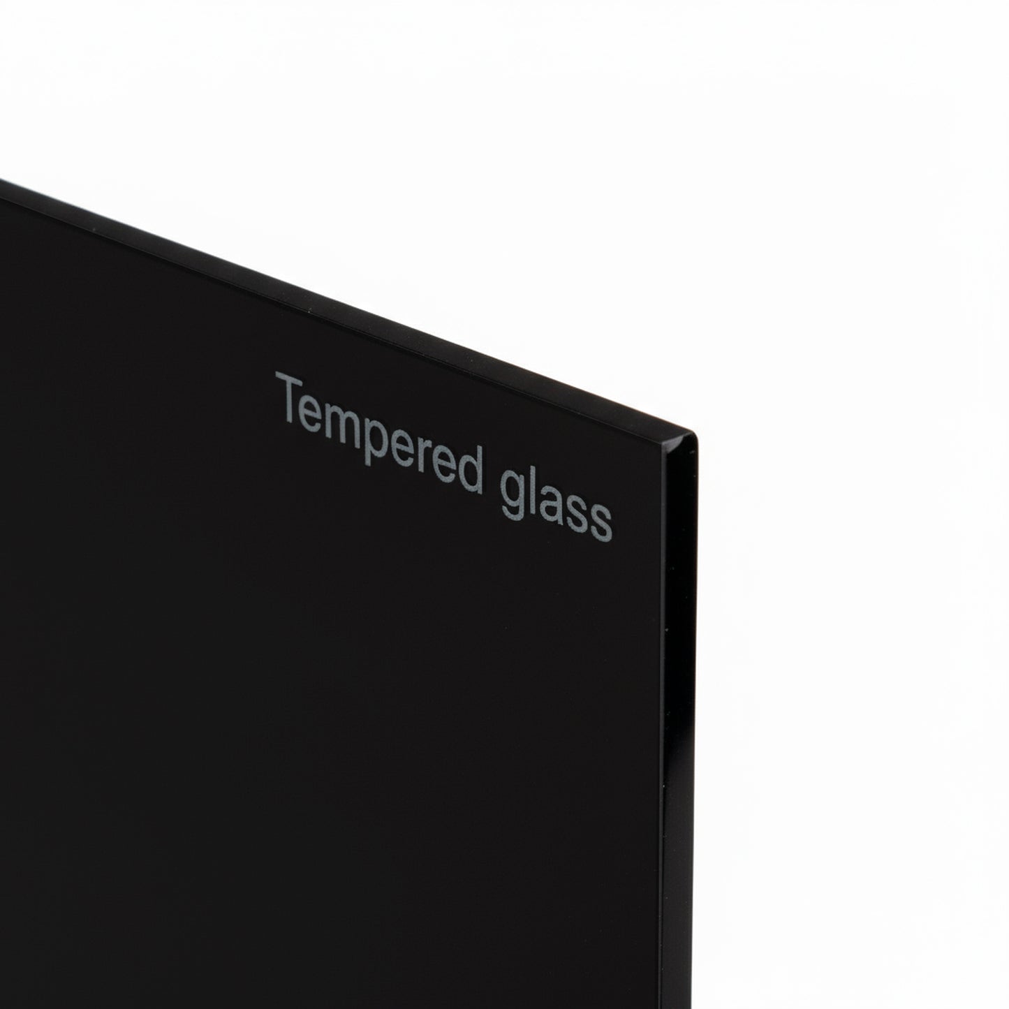 CEYCAPONS Vidrio Templado Rectangular Pintado Negro Absoluto 110x60cm