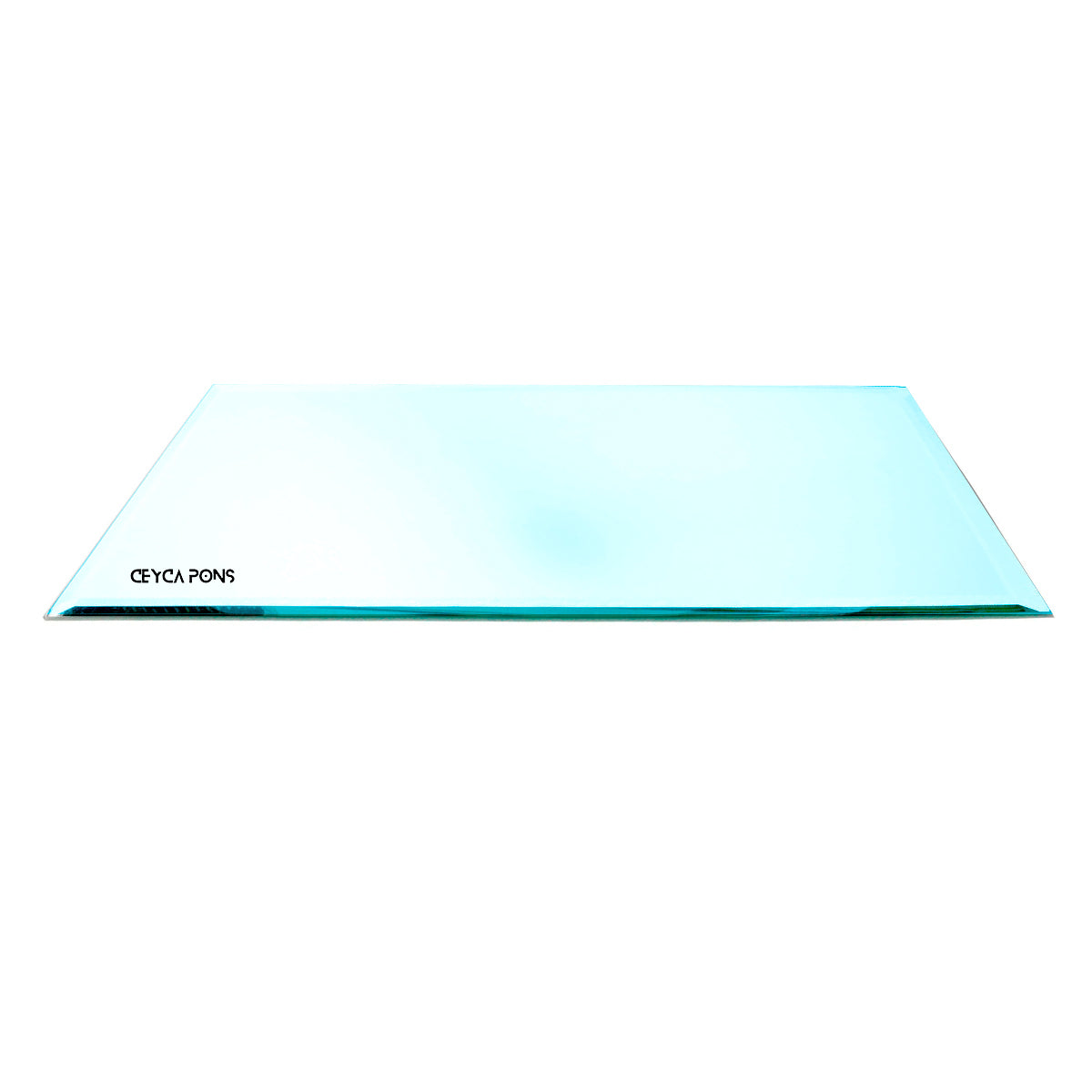 Cubierta Rectangular Vidrio Claro Templado Biselado - CEYCA PONS