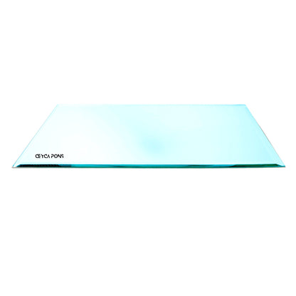 Cubierta Rectangular Vidrio Claro Templado Biselado - CEYCA PONS