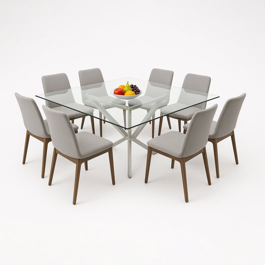 Cubierta Cuadrada Vidrio Templado Claro 150x150cm