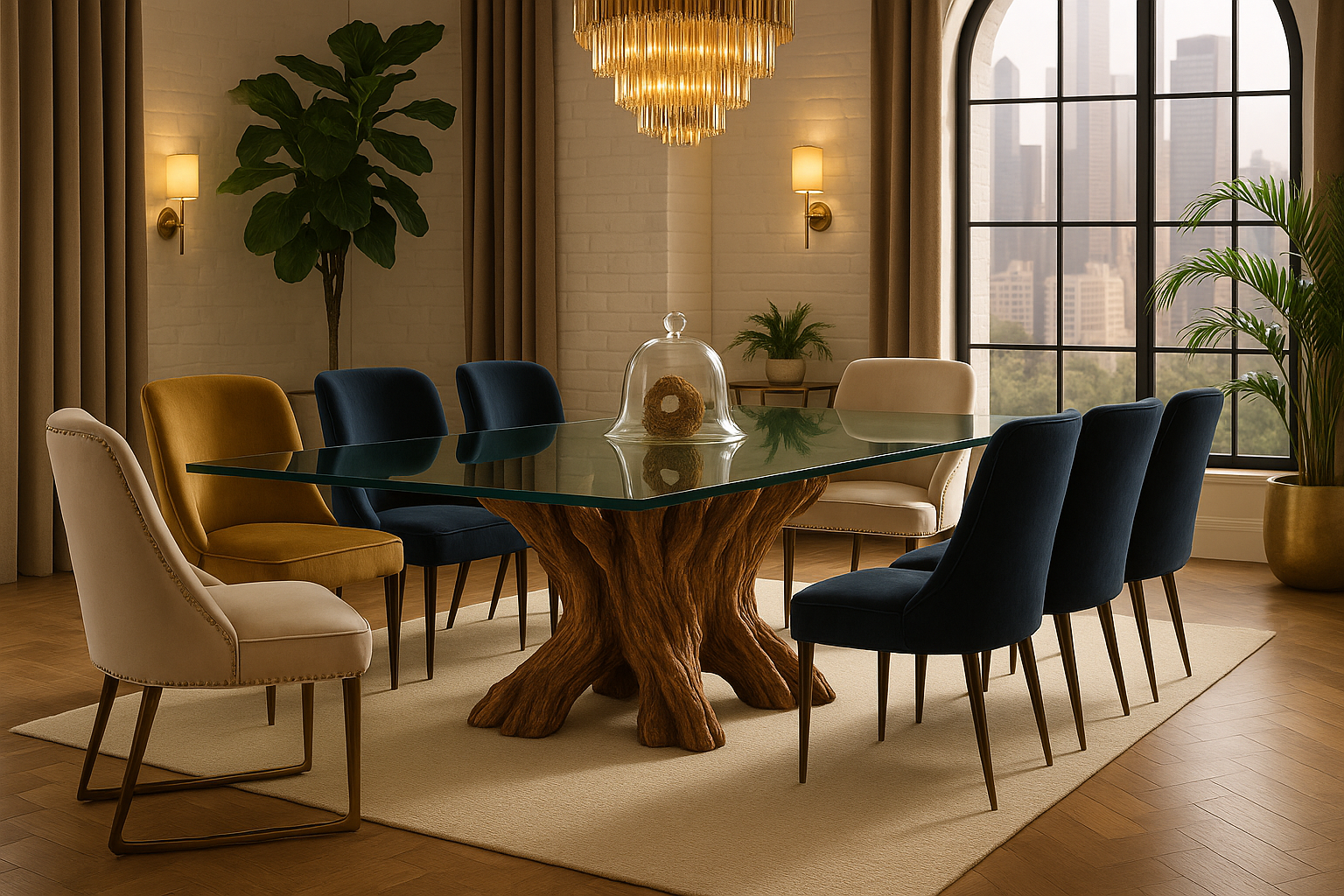 Mesa de comedor glamurosa 5