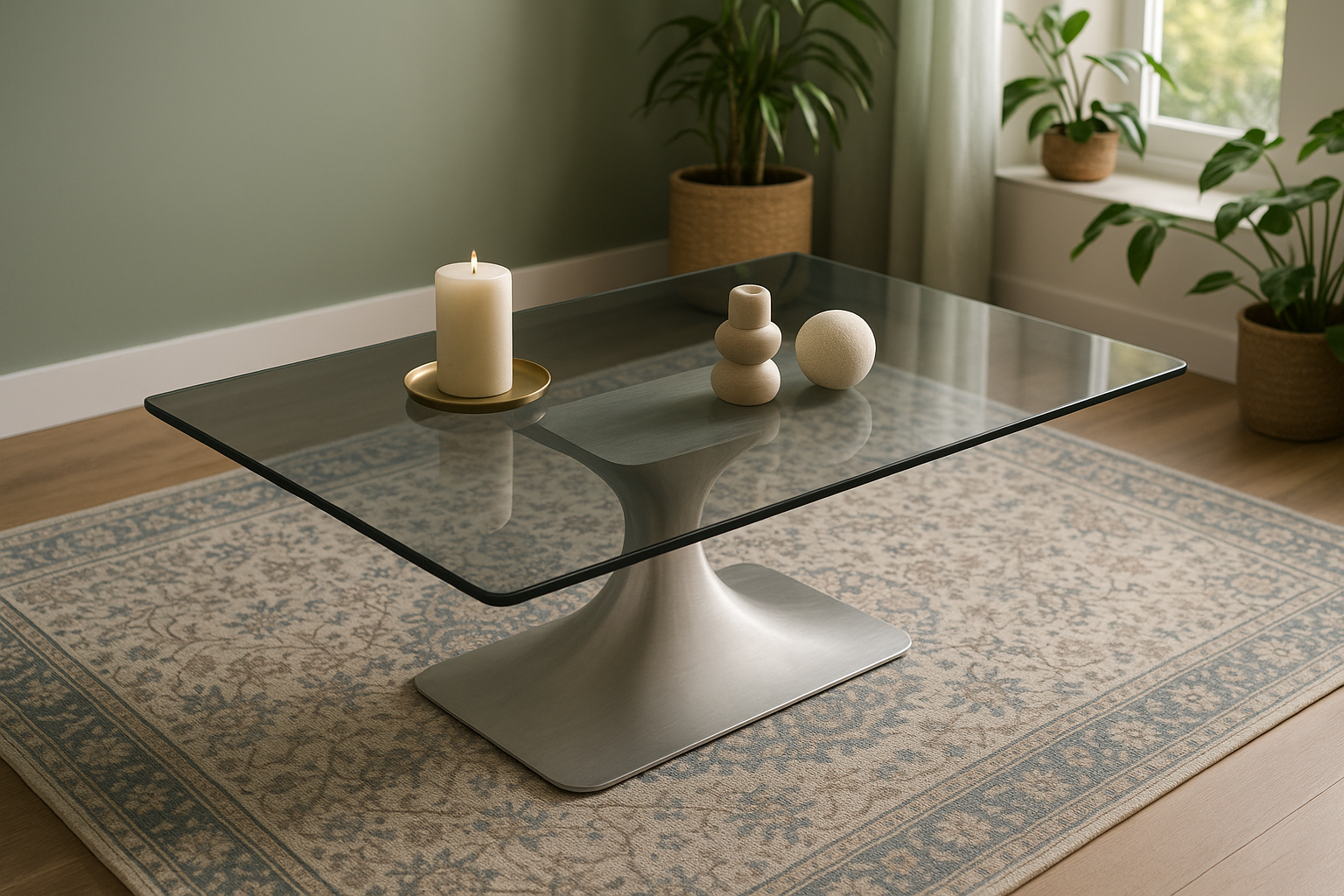 Mesita base pedestal filtrasol