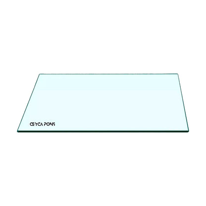 Cubierta Rectangular Vidrio Claro Templado Canto pulido - CEYCA PONS