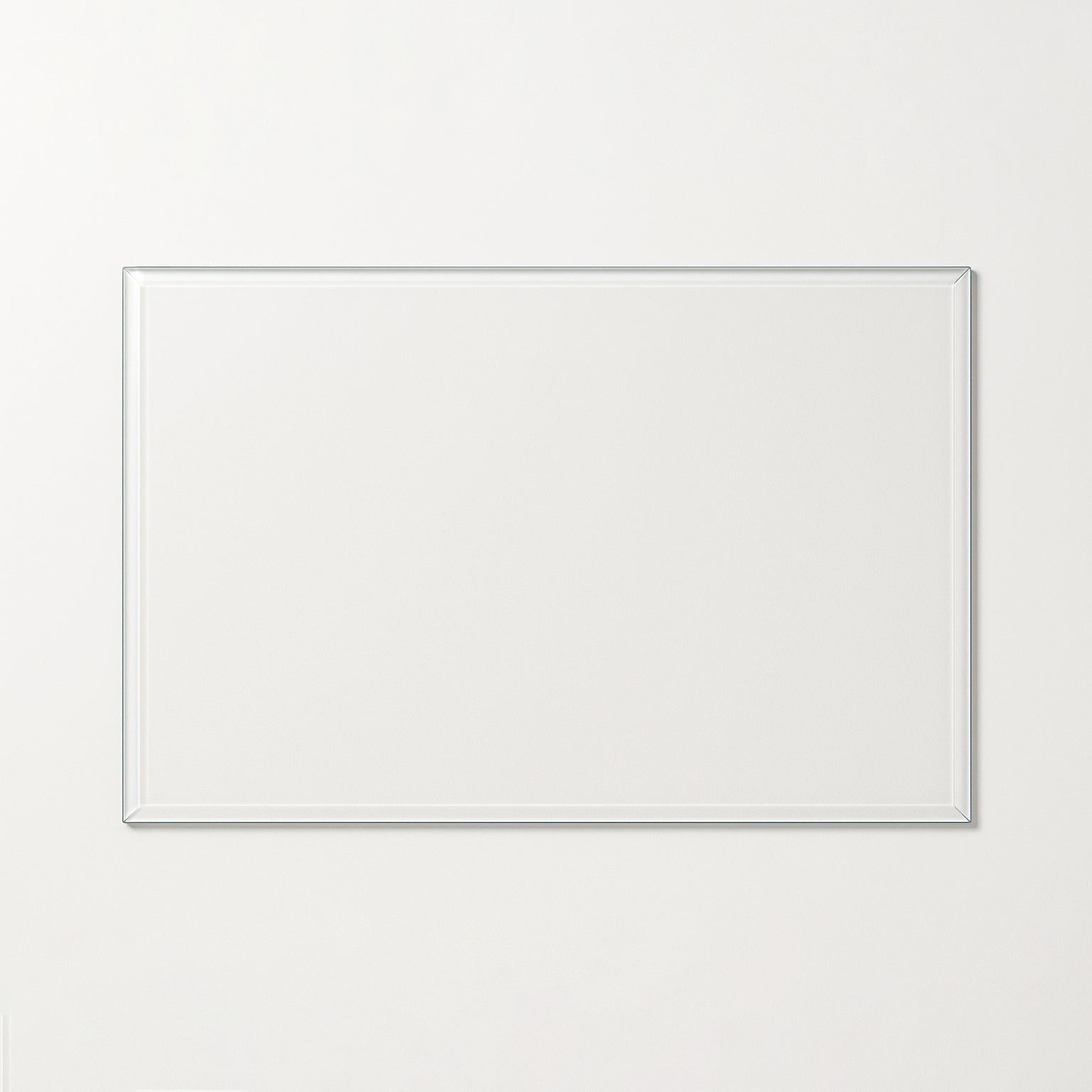 Cubierta Rectangular Vidrio Claro Templado Biselado - CEYCA PONS