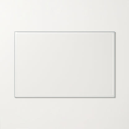 Cubierta Rectangular Vidrio Claro Templado Biselado - CEYCA PONS